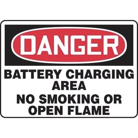 Accuform OSHA DANGER SAFETY SIGN BATTERY MCHL266VP MCHL266VP